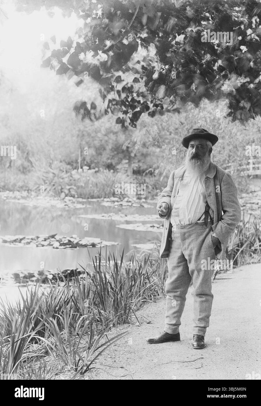 Claude Monet, vicino al laghetto Water Lily, 1905. Si trova nella collezione di Mus&#xe9;e des impressionnismes, Giverny. Foto Stock