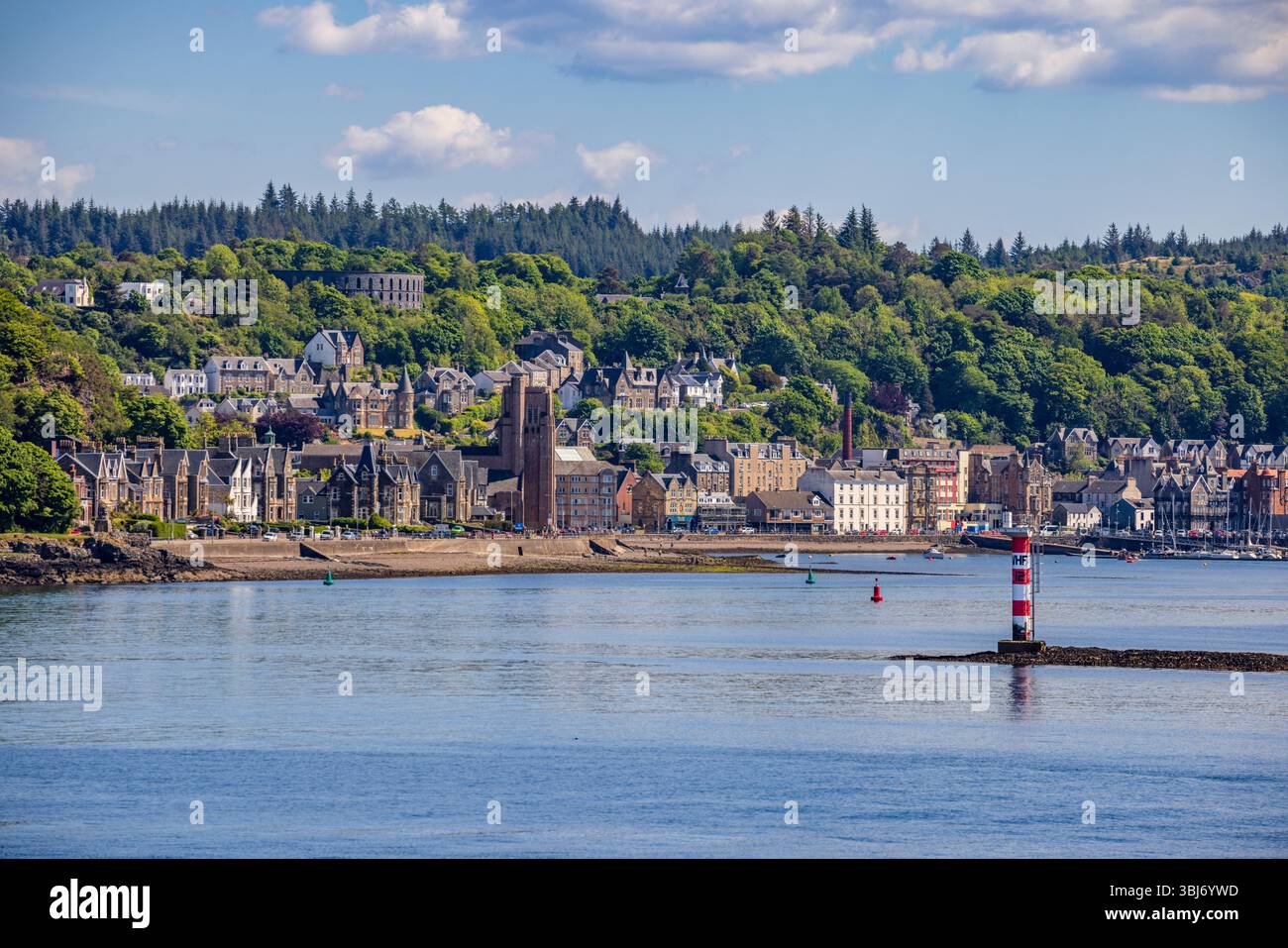 L'ingresso al porto di Oban, Argyll e Bute, Scozia Foto Stock