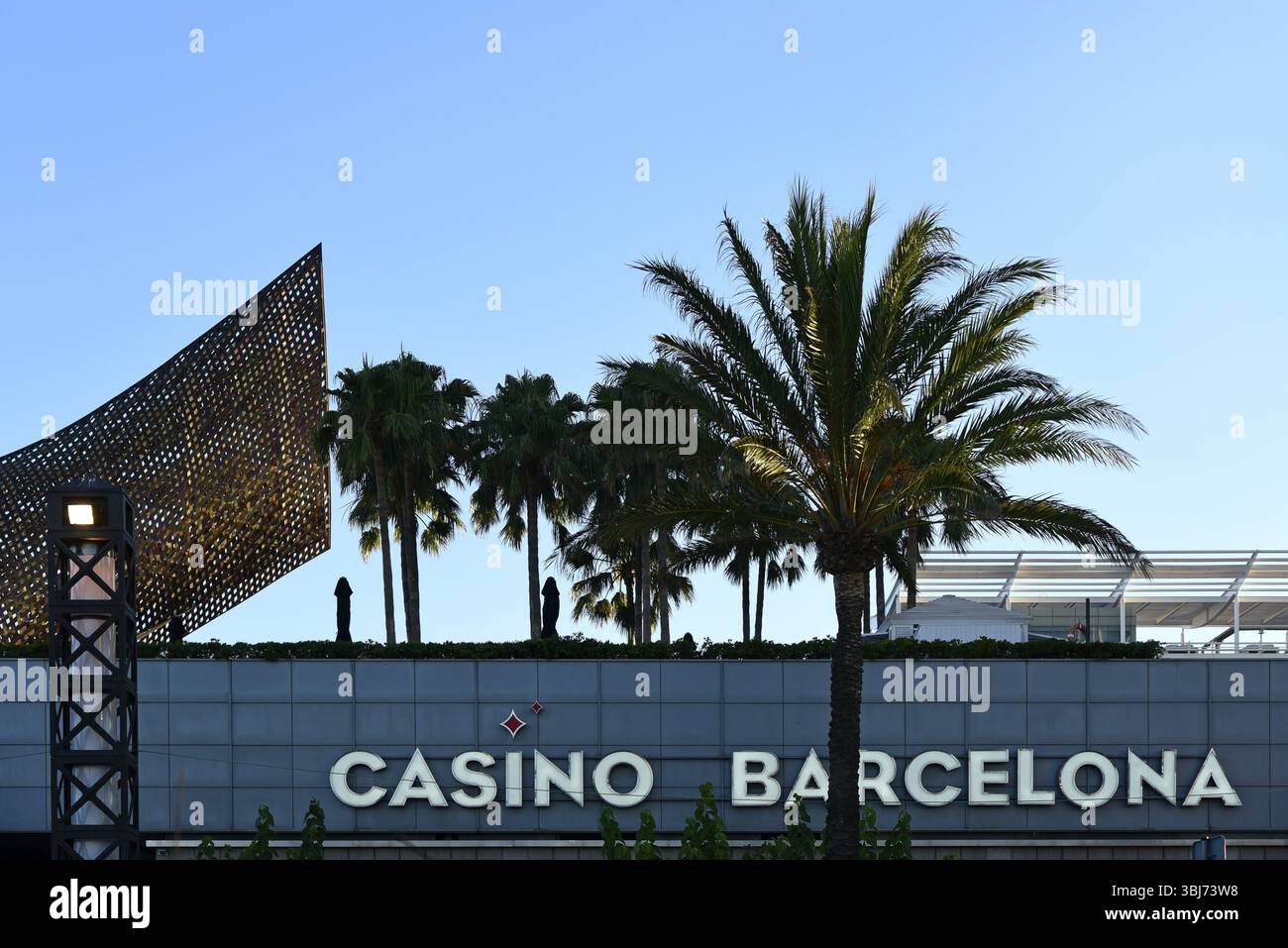 Casino Barcelona a Port Olimpic, Vila Olympica, Novo Icaria, Barcellona, Catalogna, Catalogna, Spagna, Europa Foto Stock