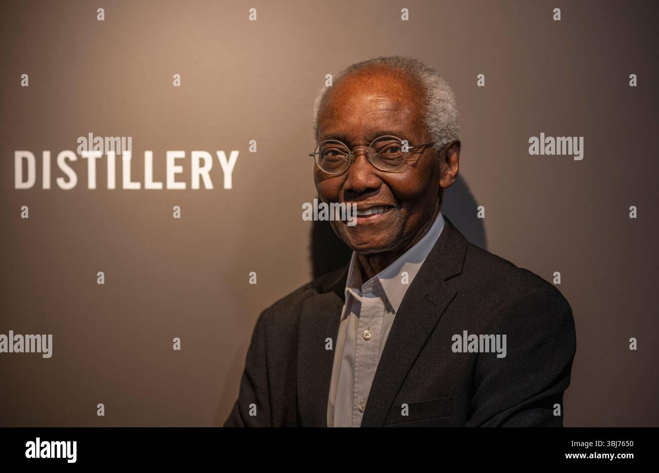 Sir Godfrey Palmer OBE, Regno Unito. 13 giugno 2025. Foto, annuncio che Sir Geoff Palmer OBE e' morto oggi. 13 giugno 2025 12 aprile 2022. Sir Godfrey Palmer OBE è professore emerito presso la School of Life Sciences della Heriot-Watt University di Edimburgo, Scozia, ha scoperto il processo di abrasione dell'orzo mentre era ricercatore presso la Brewing Research Foundation dal 1968 al 1977 Credit: phil wilkinson/Alamy Live News Foto Stock