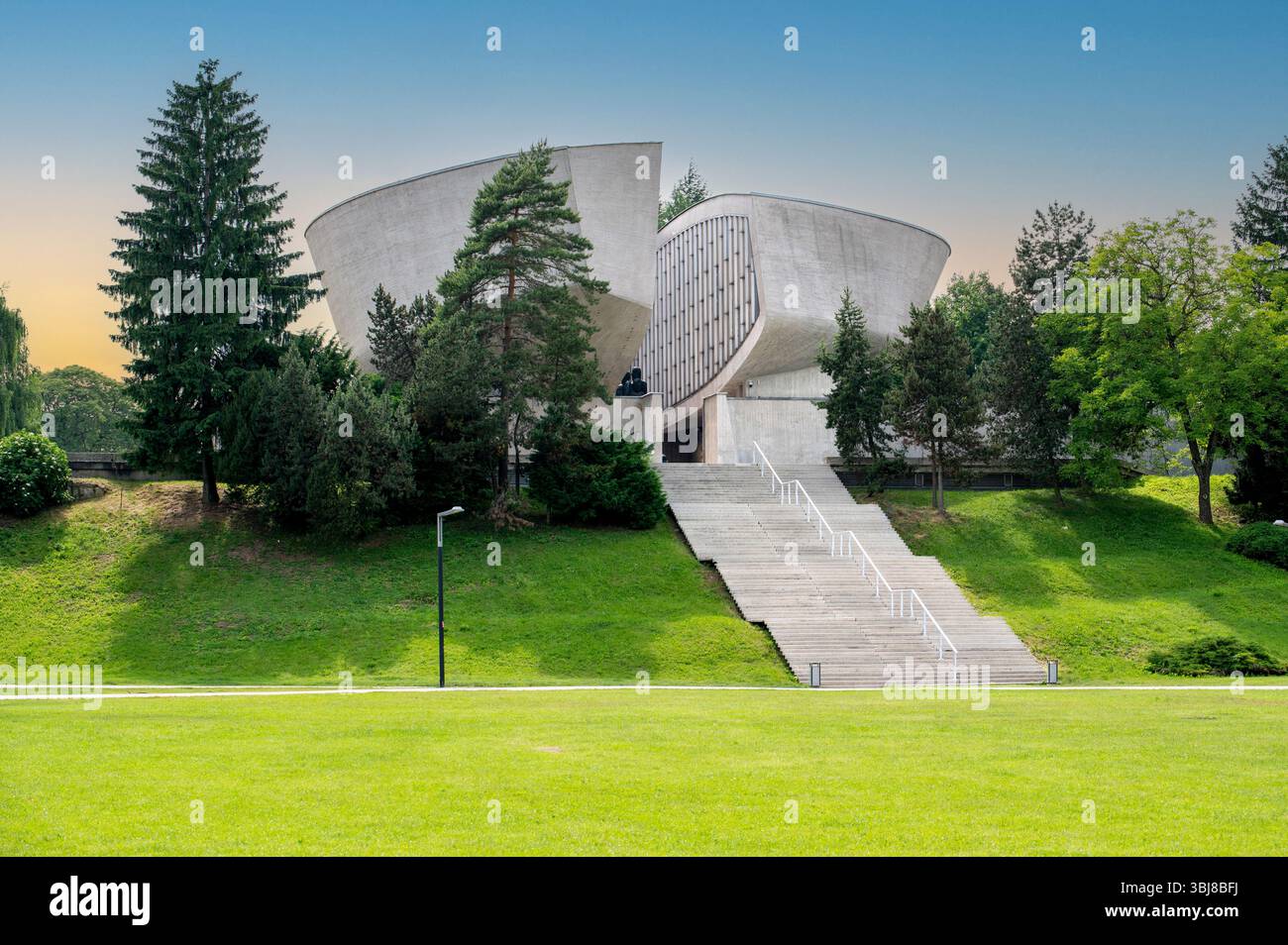 Museo della rivolta nazionale slovacca a Banska Bystrica. Slovacchia. Foto Stock