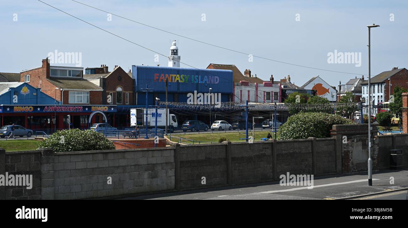 Faro e museo di Withernsea. Costa dello Yorkshire orientale. Inghilterra Foto Stock
