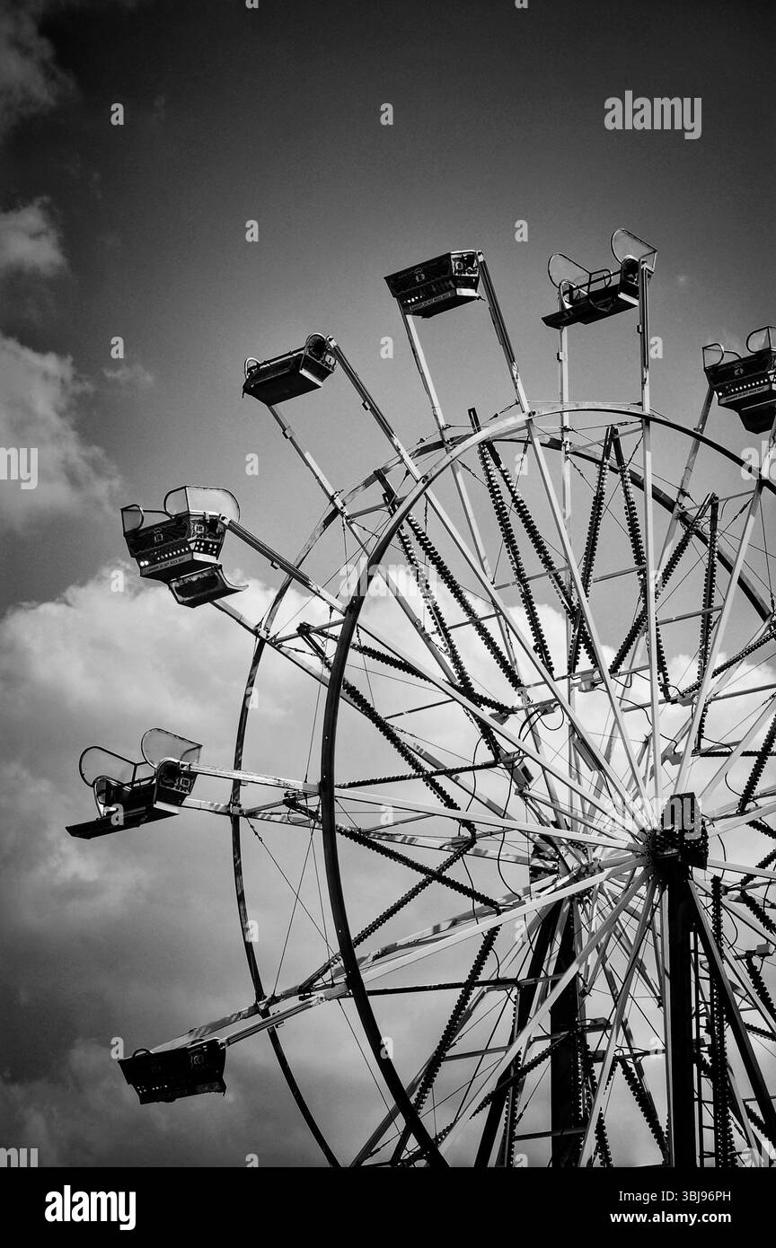 Ruota panoramica Ferris carnival ride Foto Stock