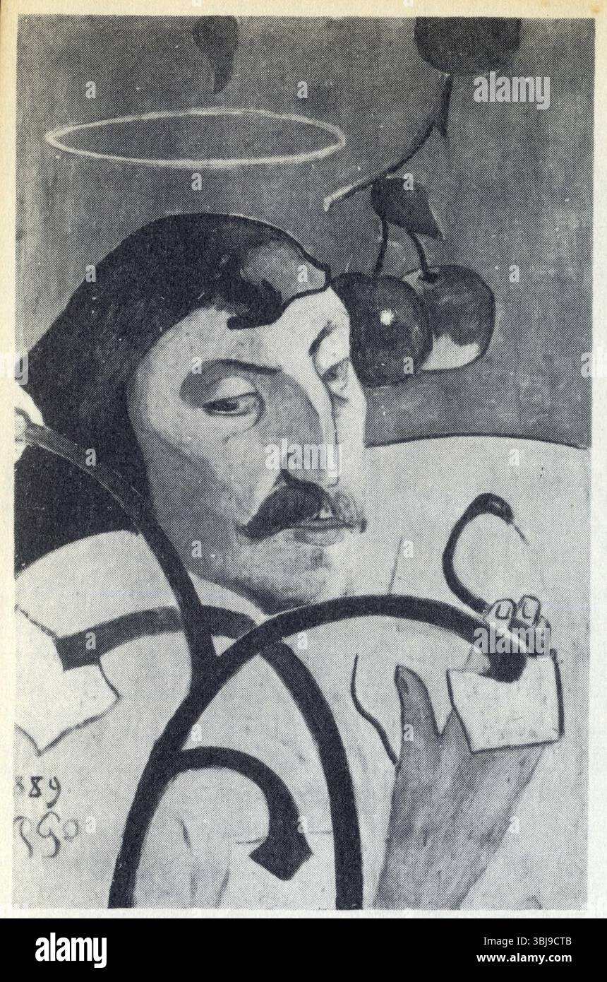 Paul Gauguin. Ritratto Charge de Gauguin, 1889 Foto Stock