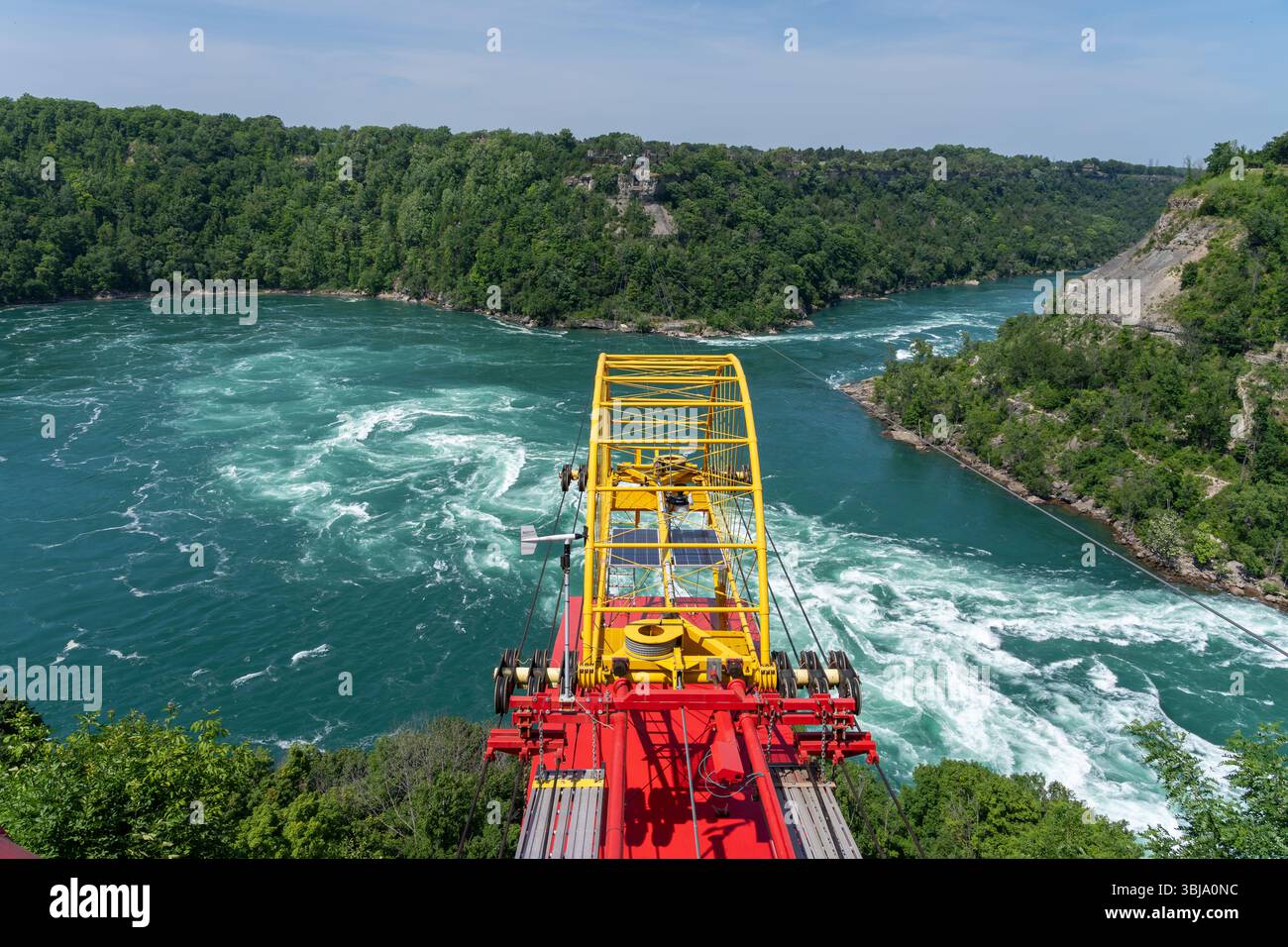 Cascate del Niagara, ON, Canada - 30 giugno 2022: Whirlpool Aero Car a Niagara Falls, ON, Canada. Foto Stock