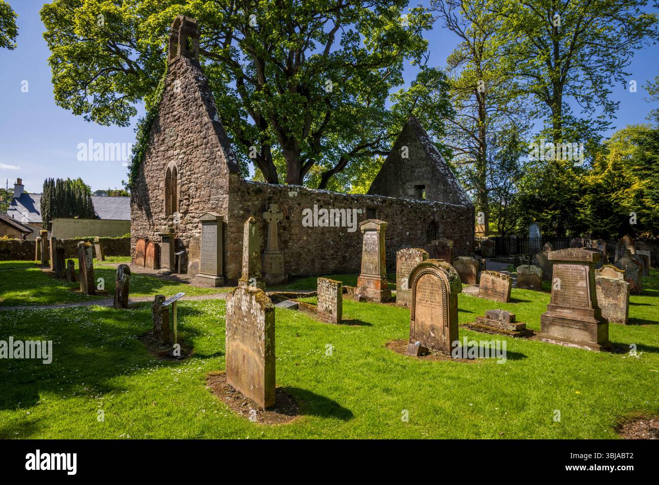 La Auld Kirk (vecchia chiesa) ad Alloway, Ayrshire, Scozia Foto Stock