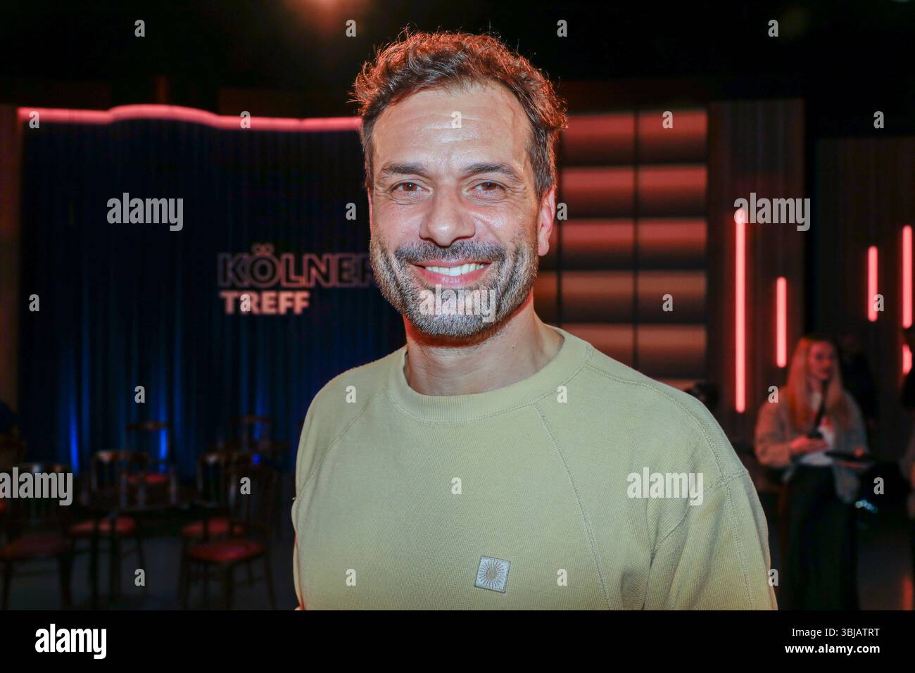 Kai Schumann bei der Aufzeichnung der WDR-Talkshow 'Kölner Treff' im WDR Studio BS 3. Köln, 12.04.2024 Foto Stock