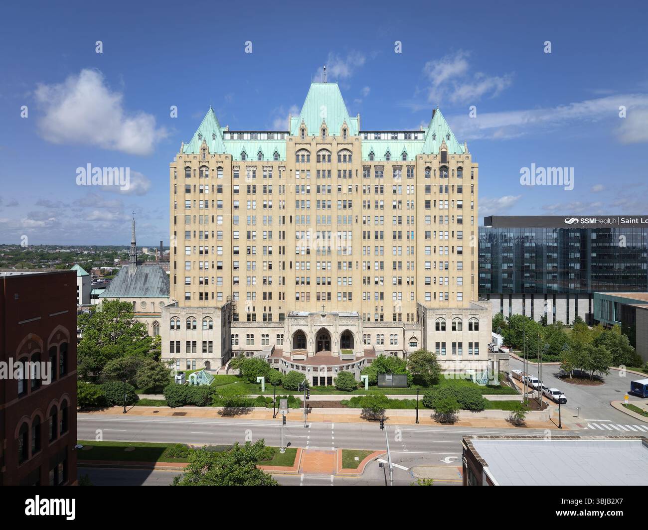 Firmin Desloge Hospital, sede: St. Louis, Missouri, Architetti: Study & Farrar, Arthur J. Widmer Foto Stock