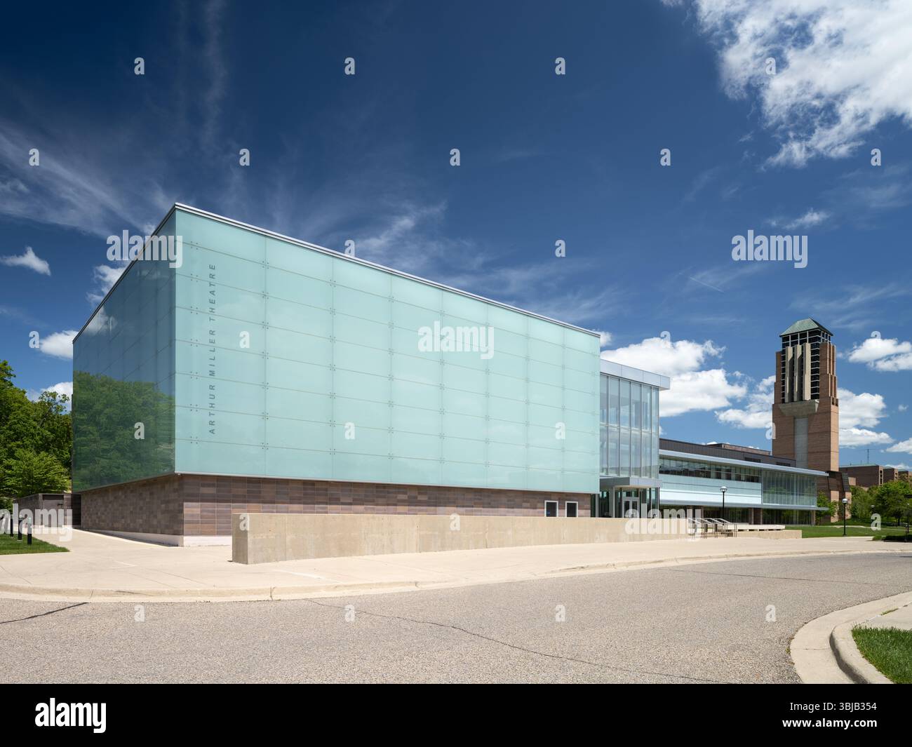 Teatro Arthur Miller, sede: Ann Arbor, Michigan, architetto: Thomas Payne Foto Stock