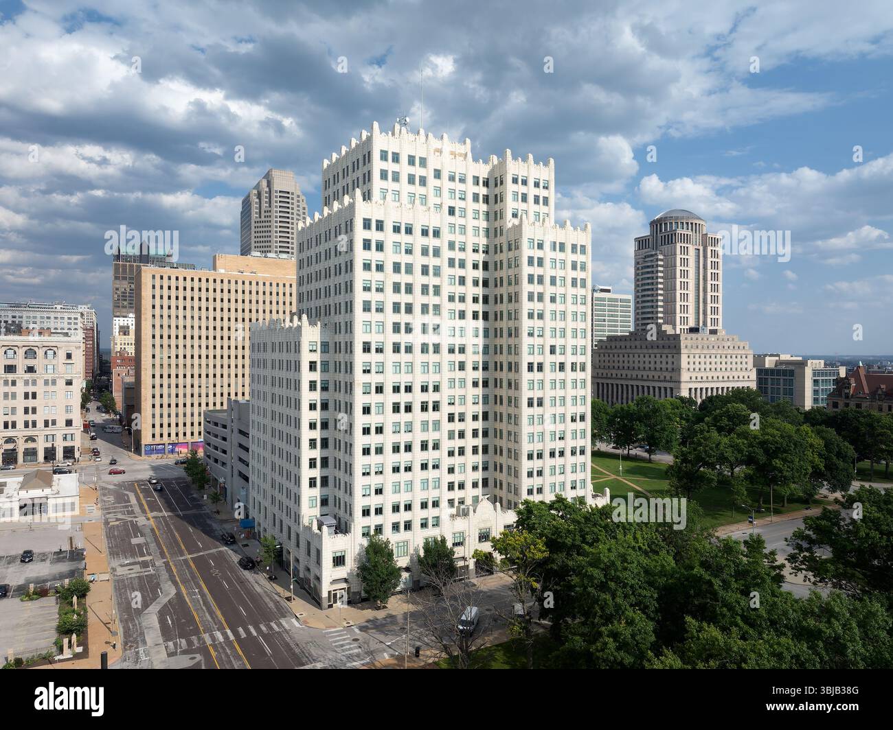 Missouri Pacific Building, ubicazione: St. Louis, Missouri, architetto: Mauran, Russell e Crowell Foto Stock