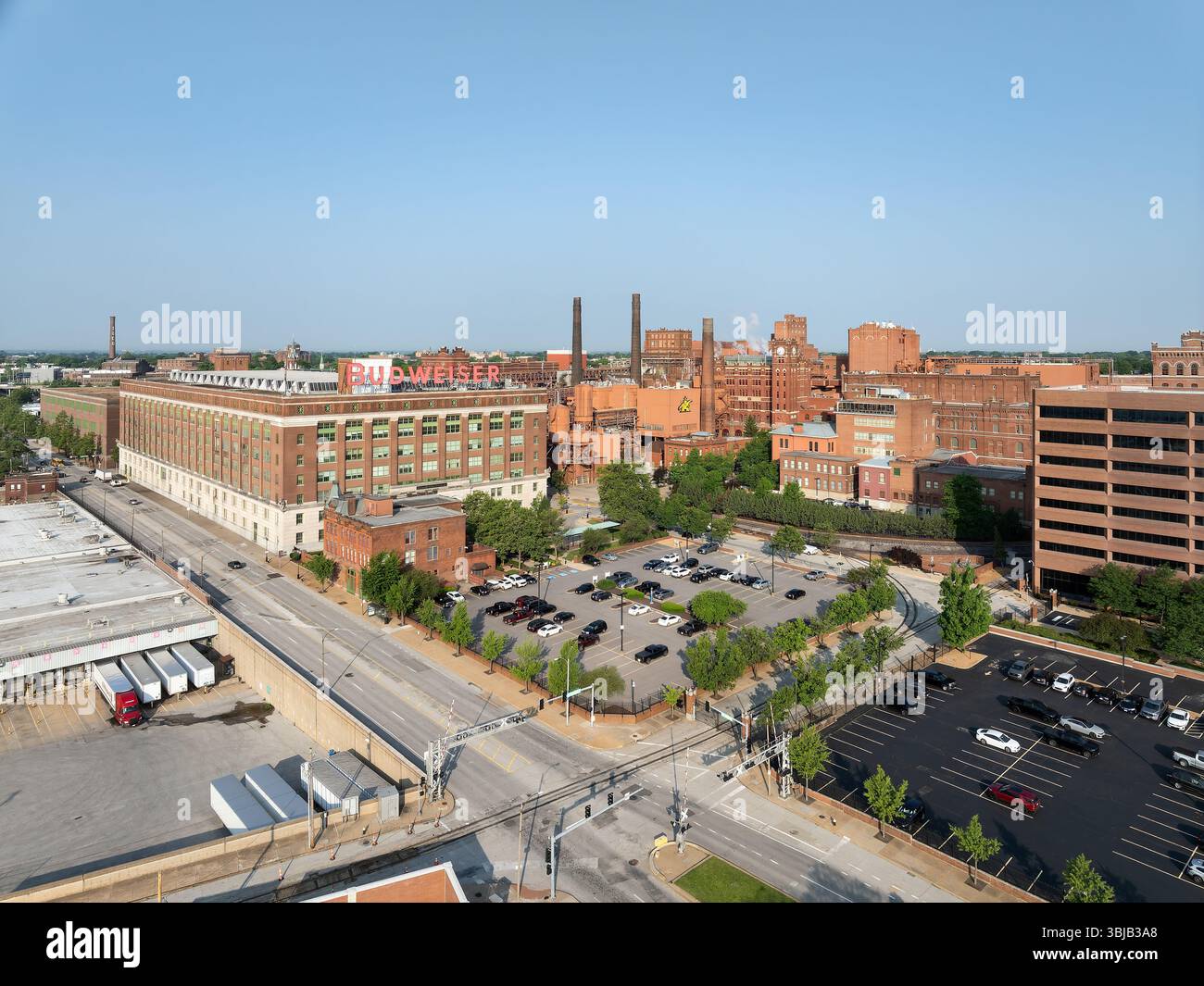 Anheuser-Busch Brewery Complex, località: St. Louis, Missouri Foto Stock