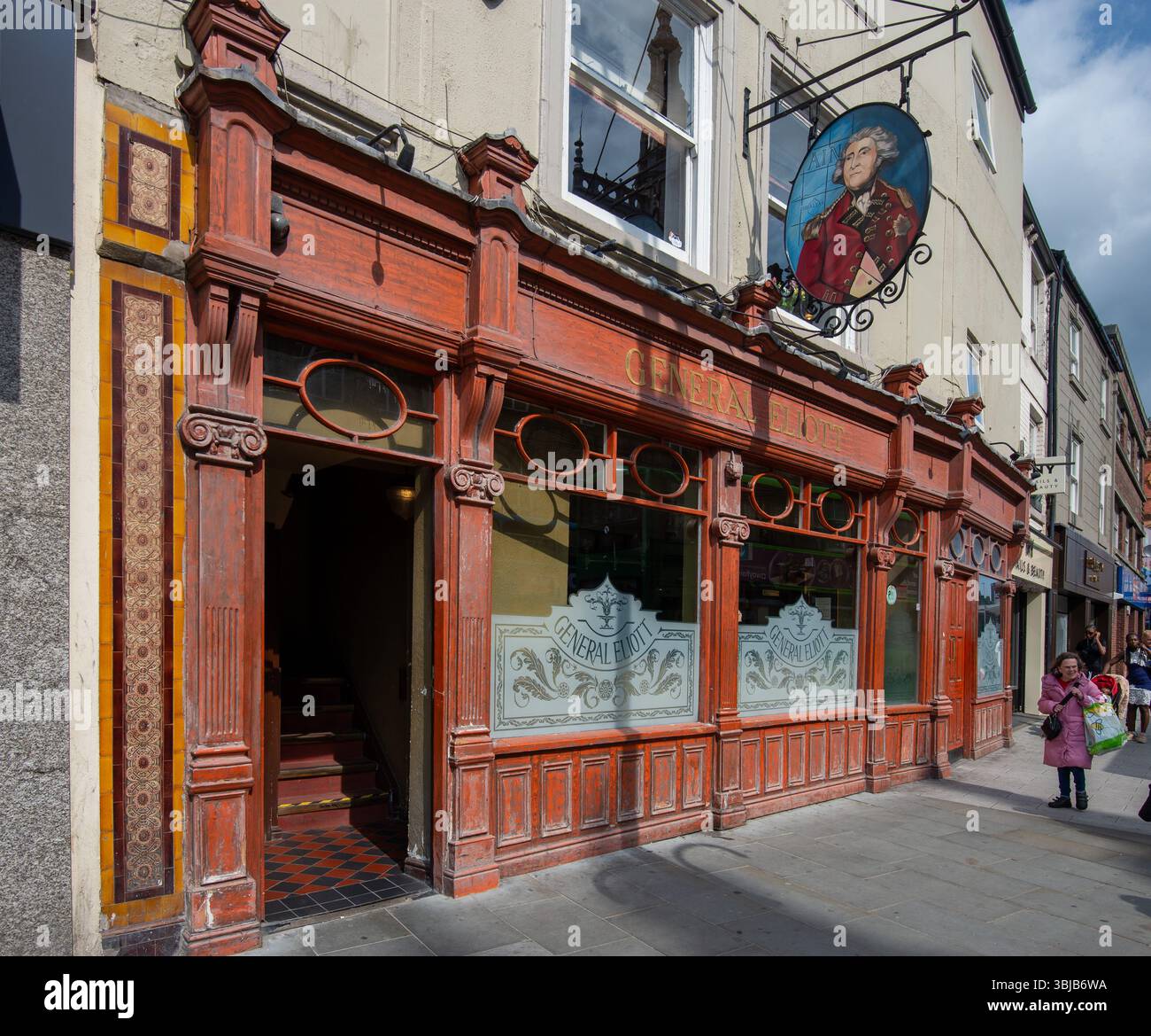 Pub General Elliott nel centro di Leeds Foto Stock
