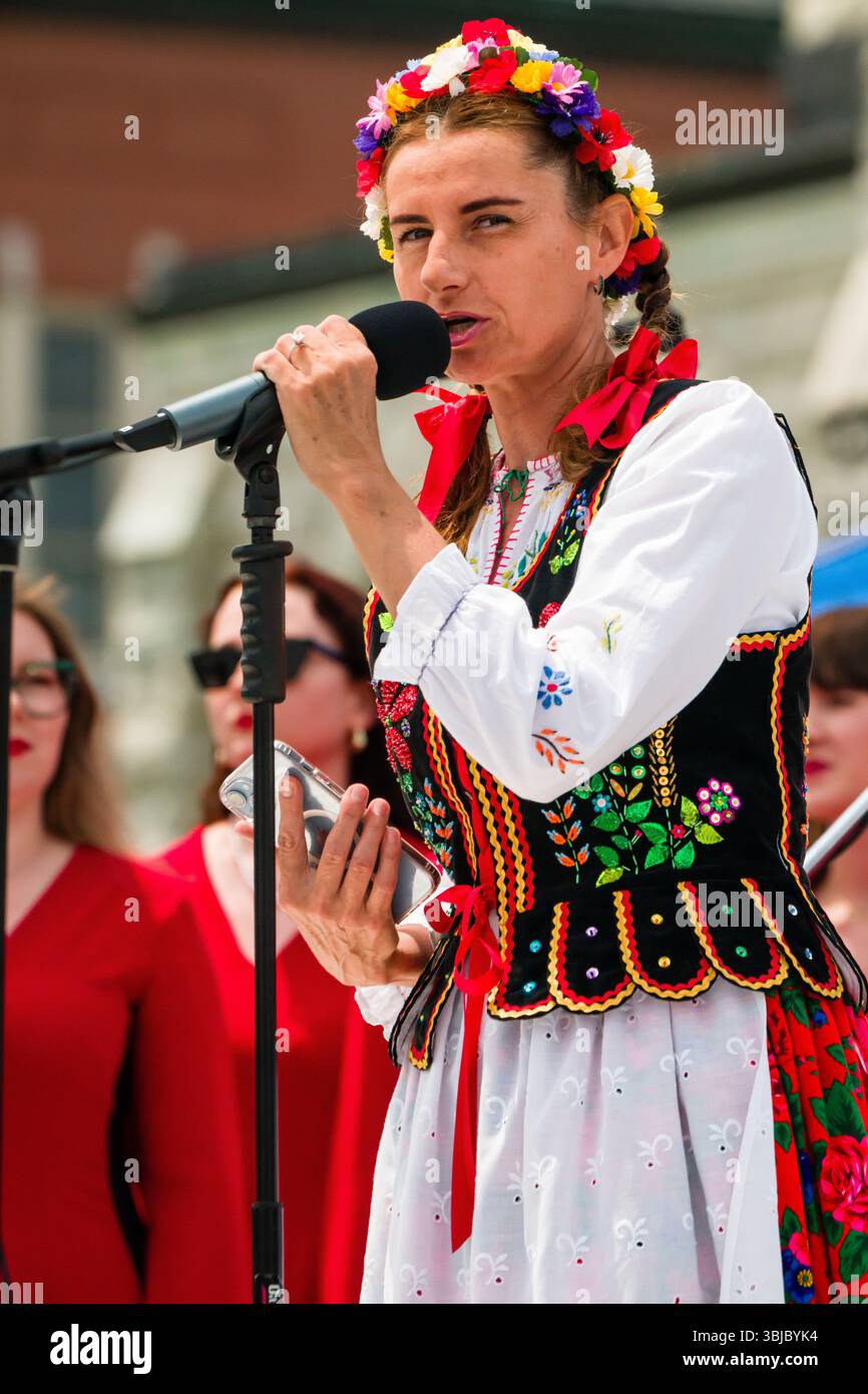 Little Poland Festival _ New Britain, Connecticut, USA Foto Stock