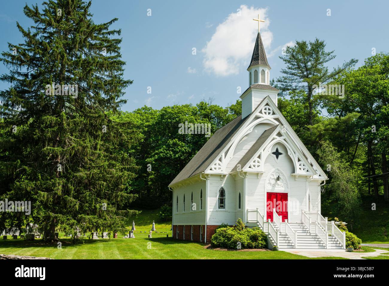 Chiesa cattolica di San Briget, Connecticut, Stati Uniti Foto Stock