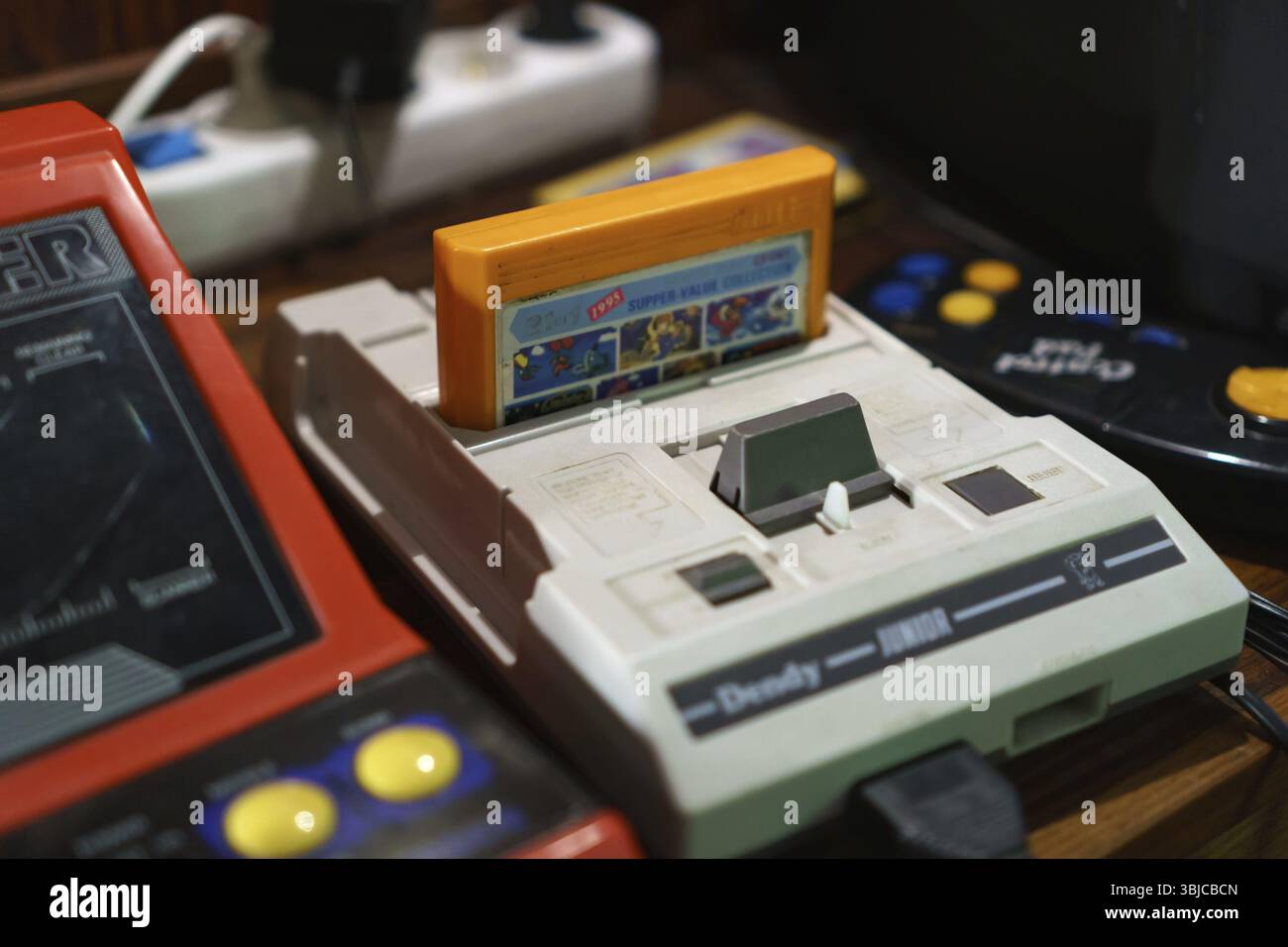 Tallinn, Estonia - 21.05.2022: LVLup! Video Game Museum - Dendy Console Foto Stock