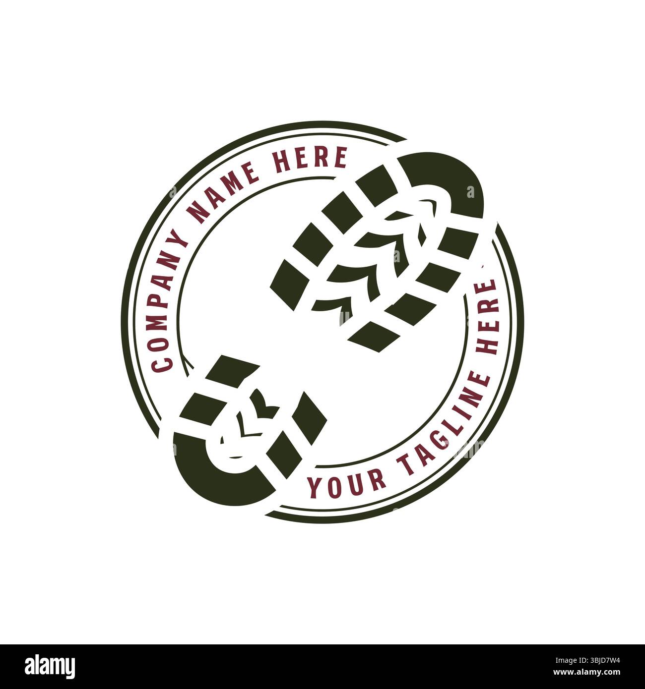 Etichetta con logo vintage retro Hipster stampato con logo per l'avventura sportiva all'aperto, l'arrampicata Illustrazione Vettoriale