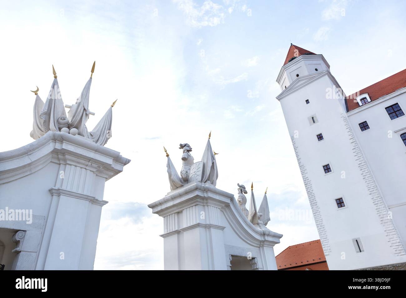 Castello di Bratislava in Slovacchia, Europa orientale Foto Stock