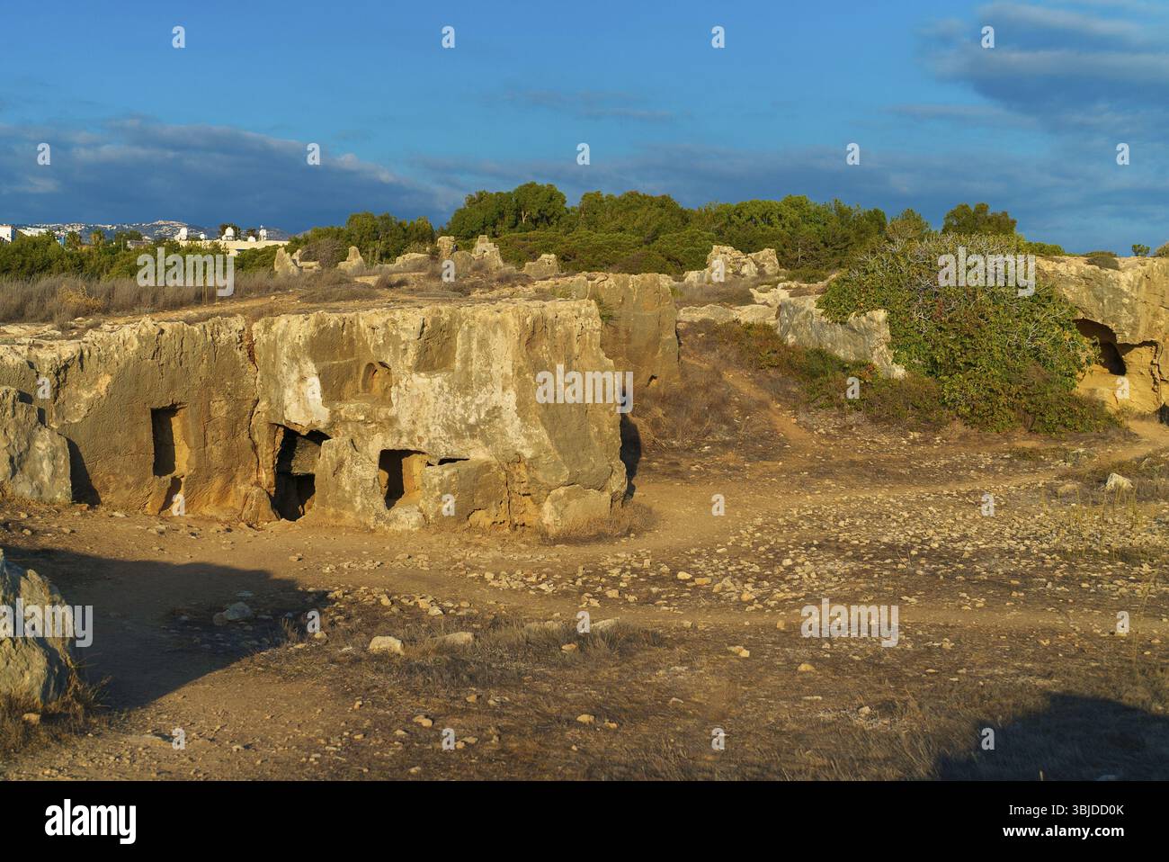 Tombe dei Re nella città di Paphos a Cipro Foto Stock