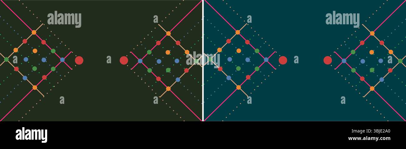 Griglia e linee tratteggiate minime vettore di sfondo aziendale, progetto di presentazione pulito EPS. Illustrazione Vettoriale