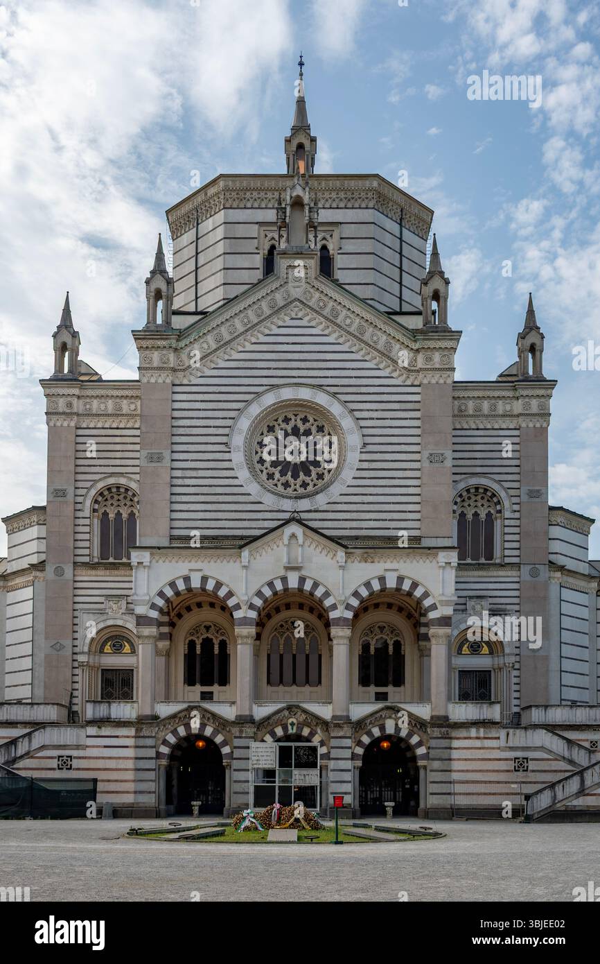 Cimitero monumentale di Milano, Milano, Lombardia, Italia Foto Stock
