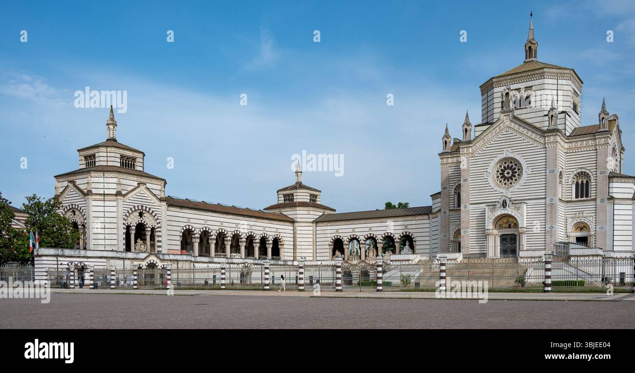 Cimitero monumentale di Milano, Milano, Lombardia, Italia Foto Stock