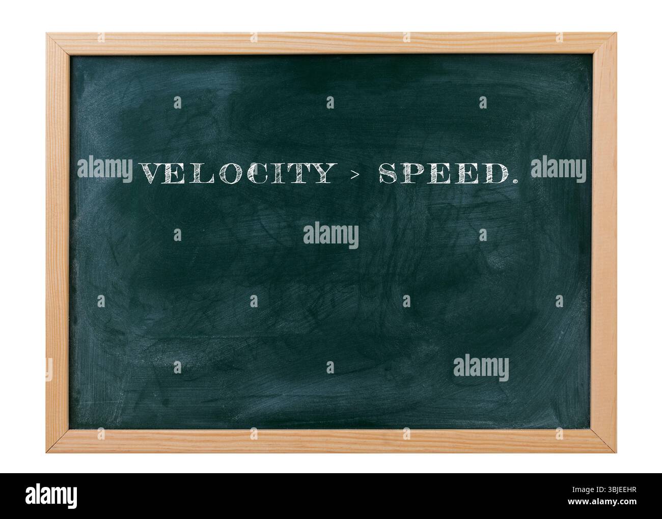 Velocità e direzione sono più importanti del ritmo. strategia, concentrazione, slancio Foto Stock