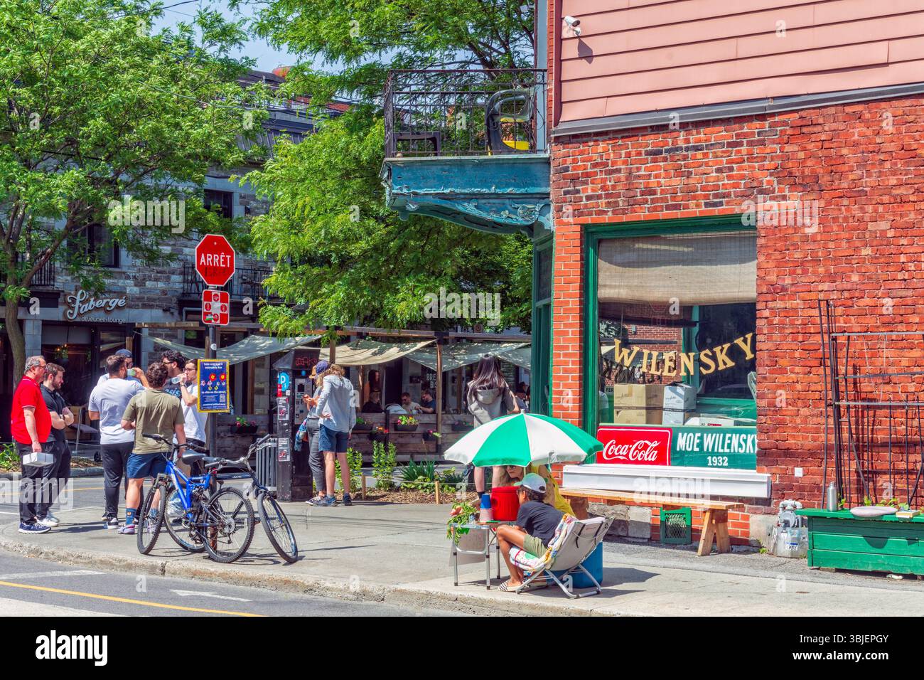 Welinsky's - banco pranzo in stile kosher Foto Stock