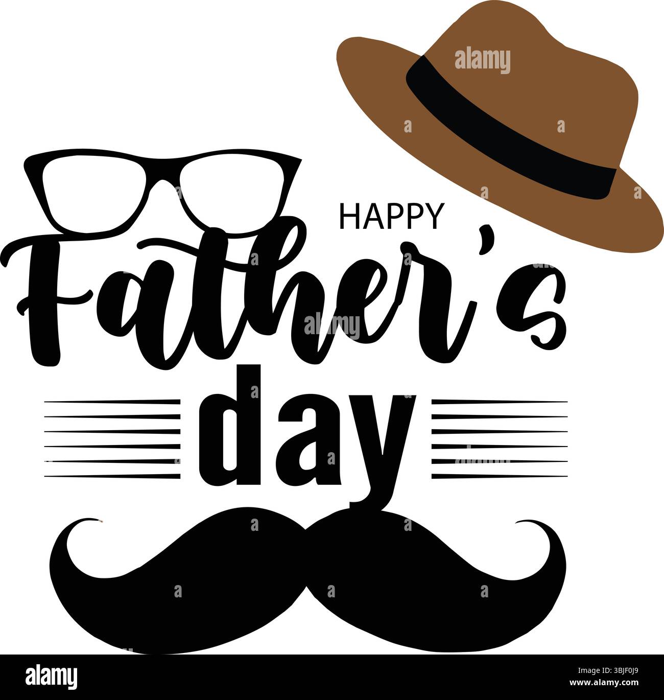 T Shirt Design per il giorno del papà Illustrazione Vettoriale