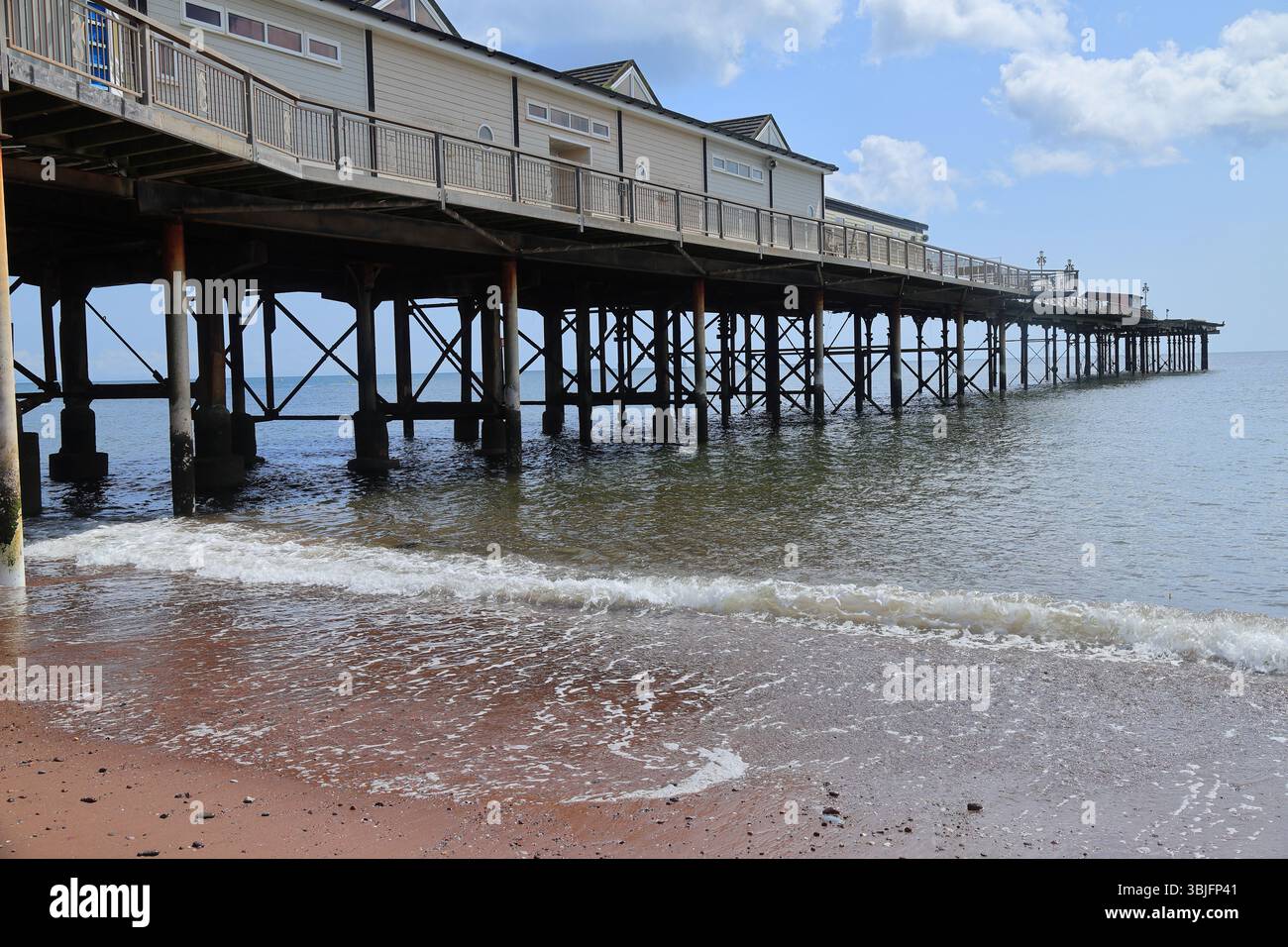 Molo di Teignmouth, South Devon, Inghilterra, Regno Unito Foto Stock