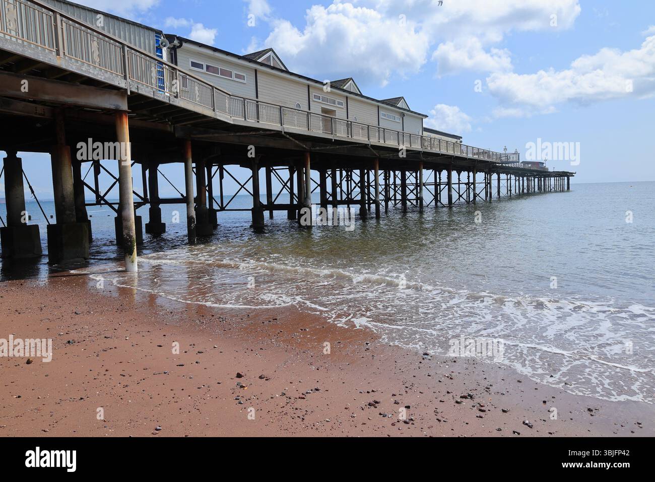 Molo di Teignmouth, South Devon, Inghilterra, Regno Unito Foto Stock