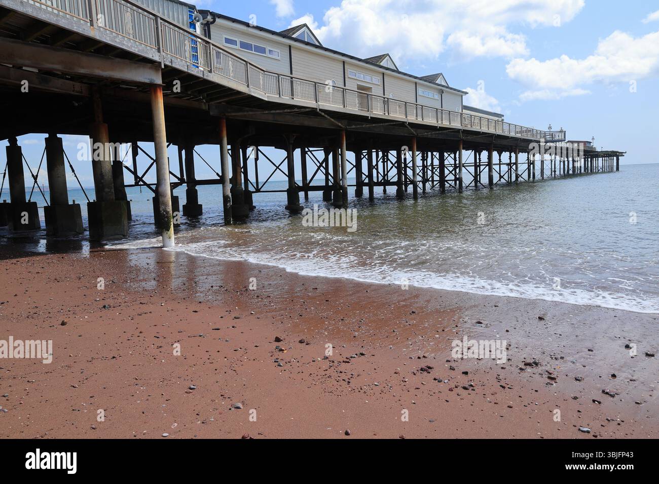 Molo di Teignmouth, South Devon, Inghilterra, Regno Unito Foto Stock