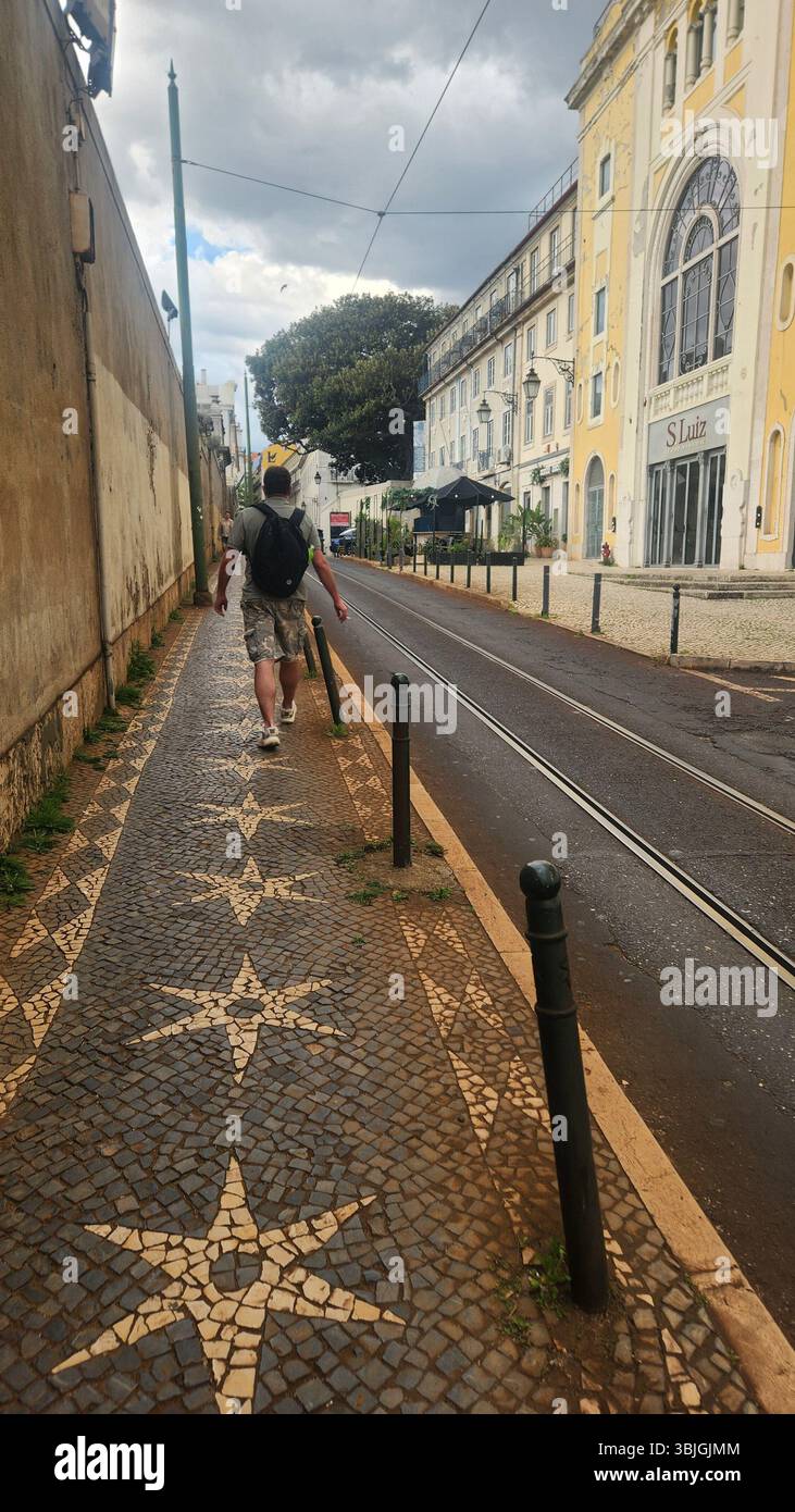 Lisbona Portogallo - Distretto di Alfama Foto Stock