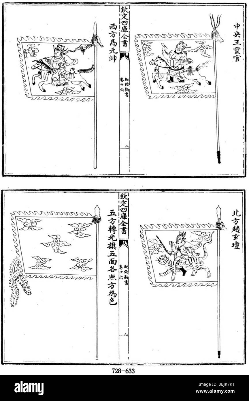 Questa panoramica parla della leadership militare di Qi Jiguang e della difesa strategica delle coste cinesi durante il XVI secolo. Qi è noto per i suoi metodi di fortificazione delle regioni costiere, lo sviluppo di tattiche militari avanzate e la sua leadership nella difesa contro le invasioni dei pirati, assicurando i confini marittimi della Cina. Foto Stock