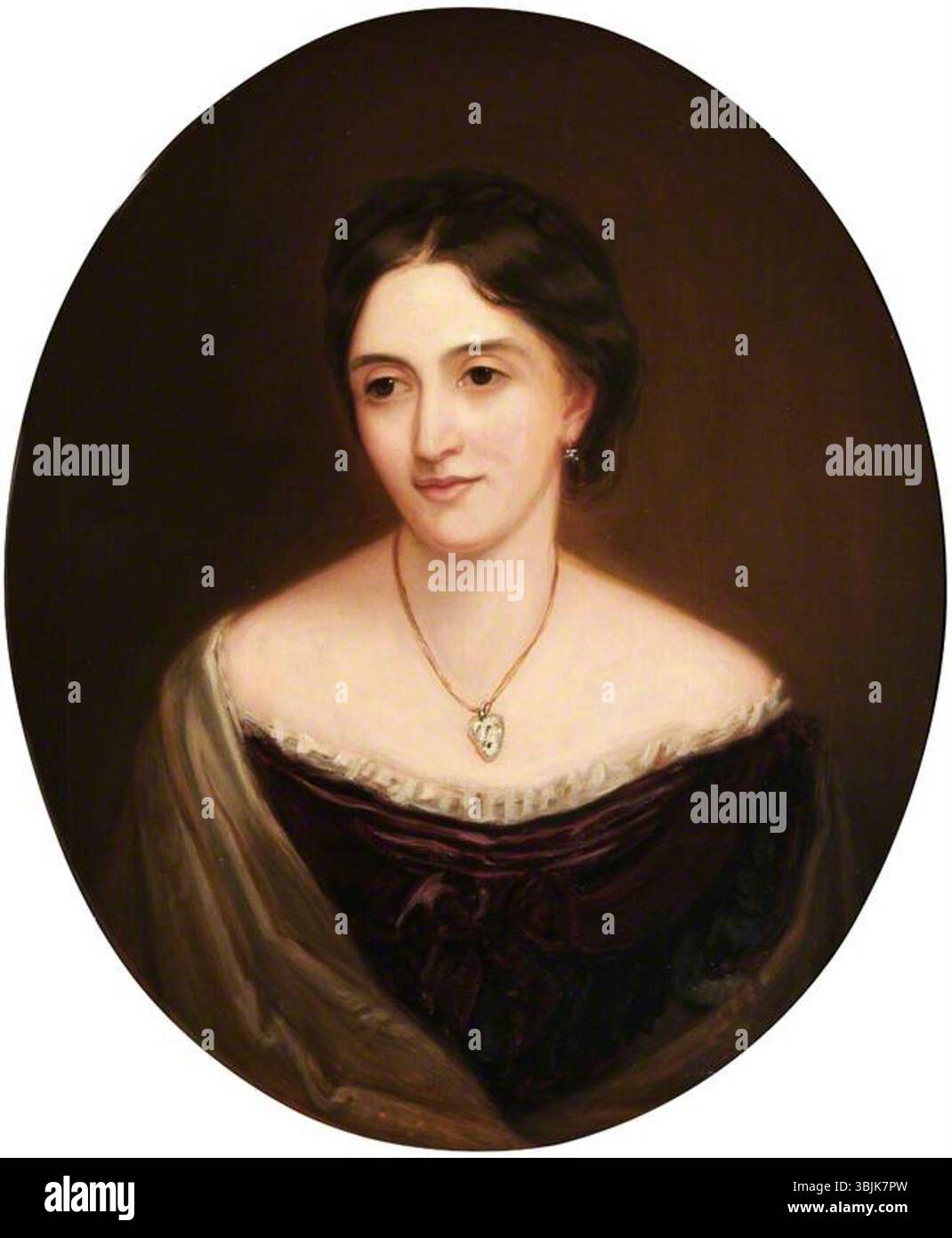 Hawkins, Jane; Lady Mary Catherine Sackville-West (m. 1900), Contessa di Derby; National Trust, Hughenden Manor; http://www.artuk.org/artworks/lady-mary-catherine-sackville-west-d-1900-countess-of-derby-217729 Foto Stock