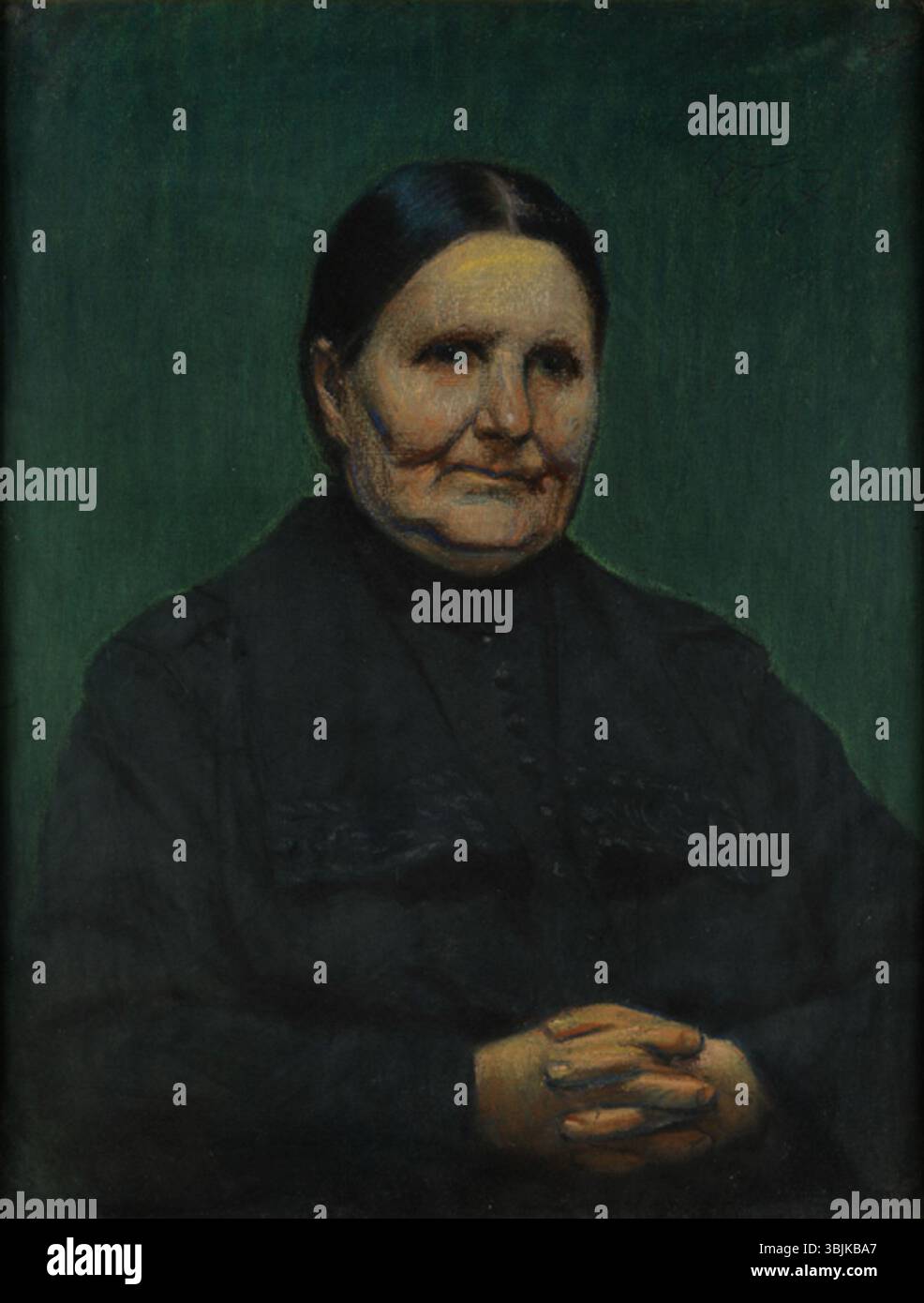 Emilie Mauritza portree di Laikmaa (1917) è un ritratto pastello di una donna che mostra le delicate caratteristiche del soggetto. L'uso di colori tenui enfatizza la delicata personalità di Emilie Mauritza. Foto Stock