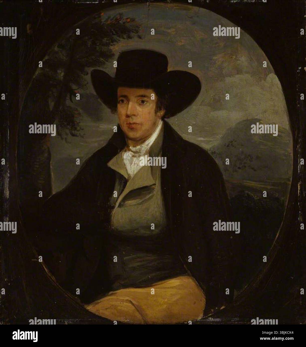 Taylor, Peter; Robert Burns (1759-1796), poeta; National Galleries of Scotland; http://www.artuk.org/artworks/robert-burns-17591796-poet-213252 Foto Stock
