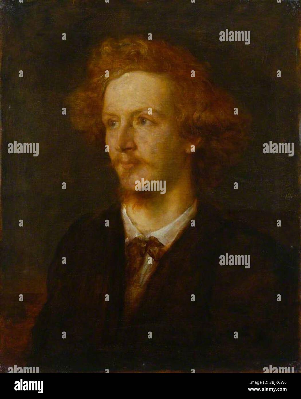 Watts, George Frederic; Algernon Charles Swinburne; National Portrait Gallery, Londra; http://www.artuk.org/artworks/algernon-charles-swinburne-158811 Foto Stock