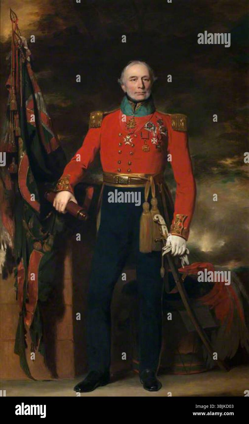 Gordon, John Watson; generale Sir Neil Douglas (1779-1853), soldato; National Galleries of Scotland; http://www.artuk.org/artworks/general-sir-neil-douglas-17791853-soldier-212374 Foto Stock