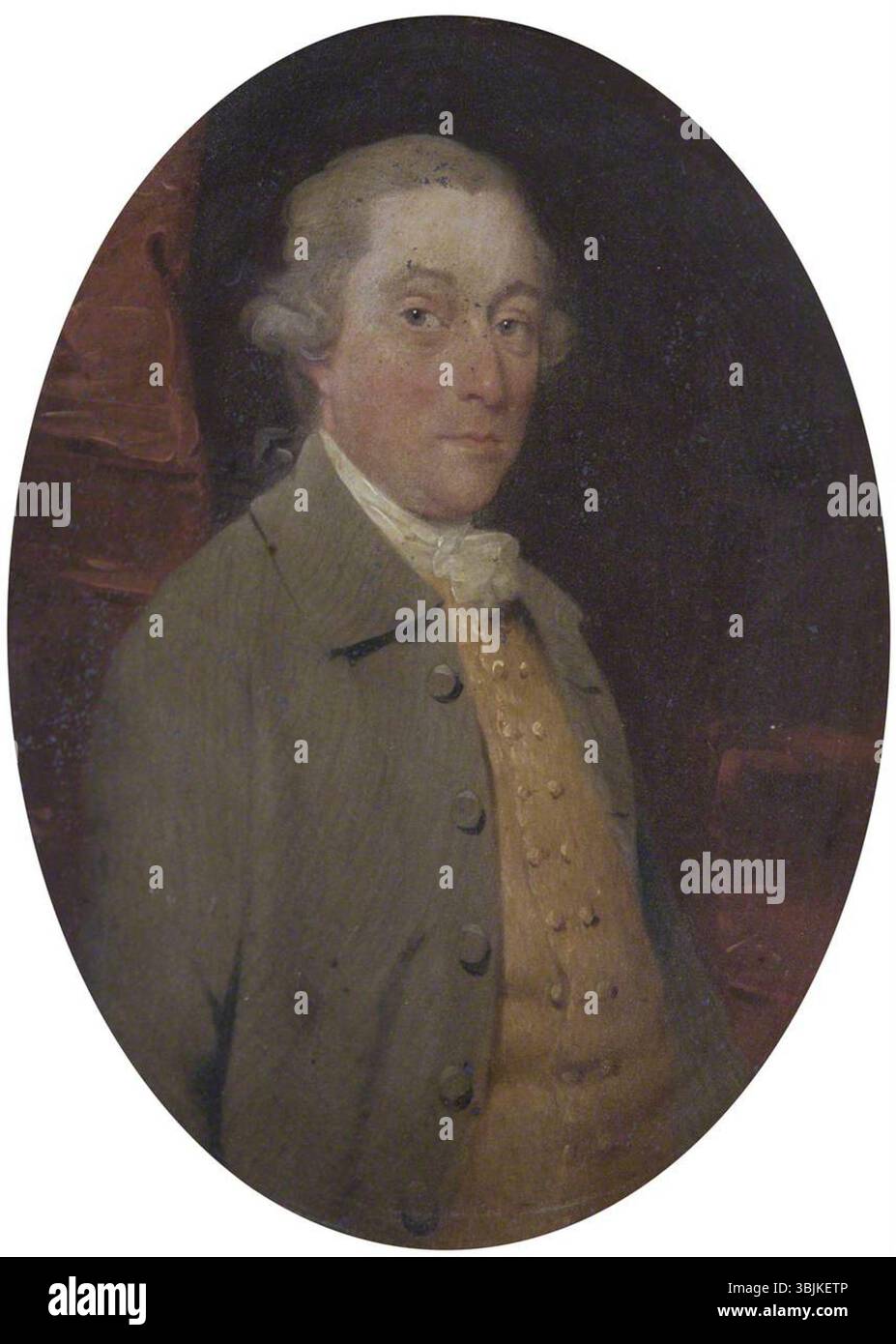 Downman, John; Montagu Edmund Parker di Whiteway (1737-1813); National Trust, Saltram; http://www.artuk.org/artworks/montagu-edmund-parker-of-whiteway-17371813-101598 Foto Stock