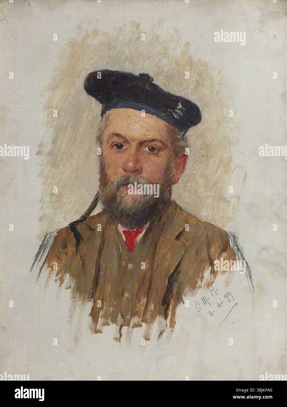 Hardie, Charles Martin; Victor Alexander Bruce (1849-1917), IX conte di Elgin e XIII conte di Kincardine, Statesman e viceré dell'India; National Galleries of Scotland; http://www.artuk.org/artworks/victor-alexander-bruce-18491917-9th-earl-of-elgin-and-13th-earl-of-kincardine-statesman-and-viceroy-of-india-212457 Foto Stock