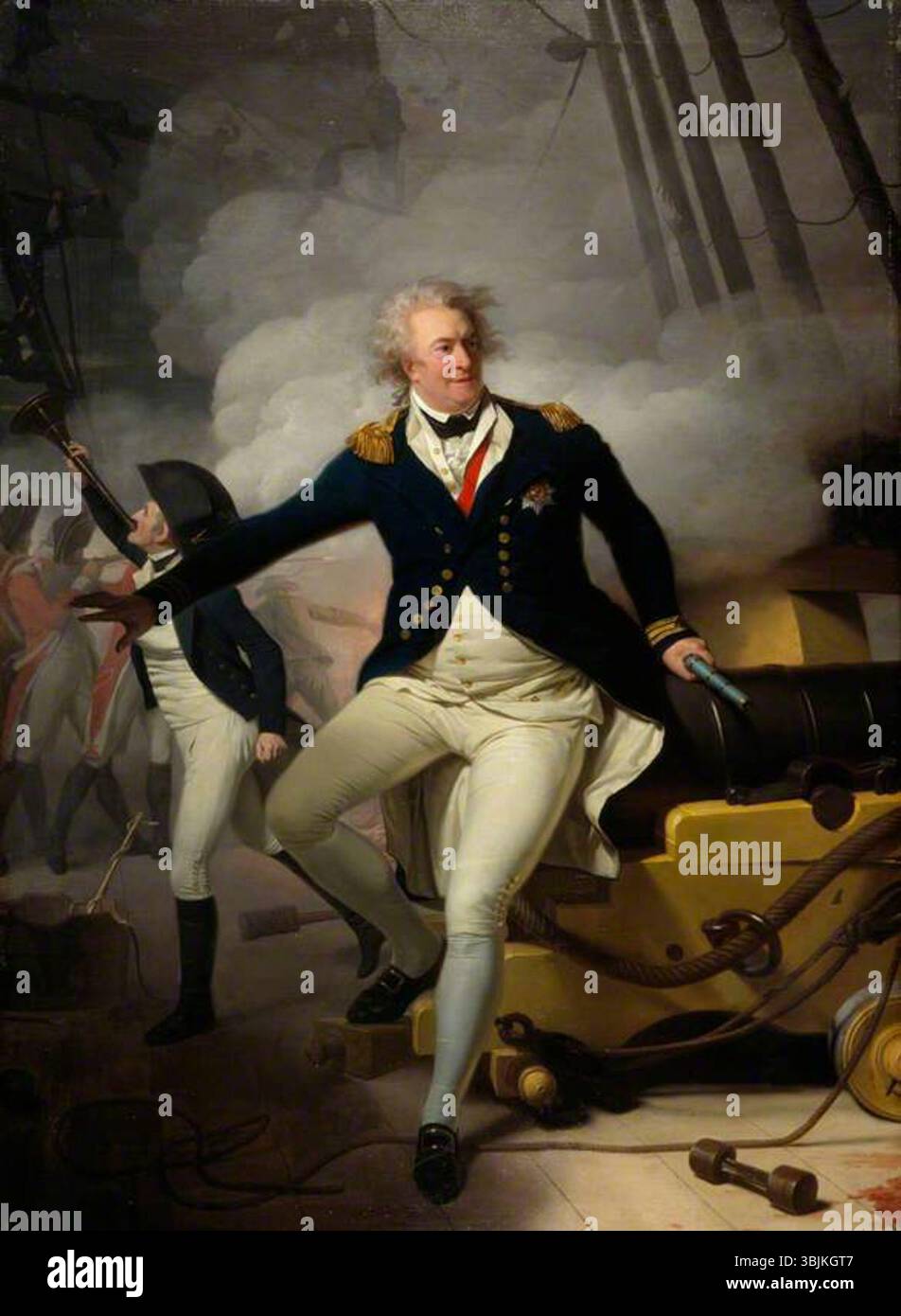 Danloux, Henri-Pierre; Adam Duncan (1731-1804), i visconte Duncan di Camperdown, ammiraglio; National Galleries of Scotland; http://www.artuk.org/artworks/adam-duncan-17311804-1st-viscount-duncan-of-camperdown-admiral-212235 Foto Stock