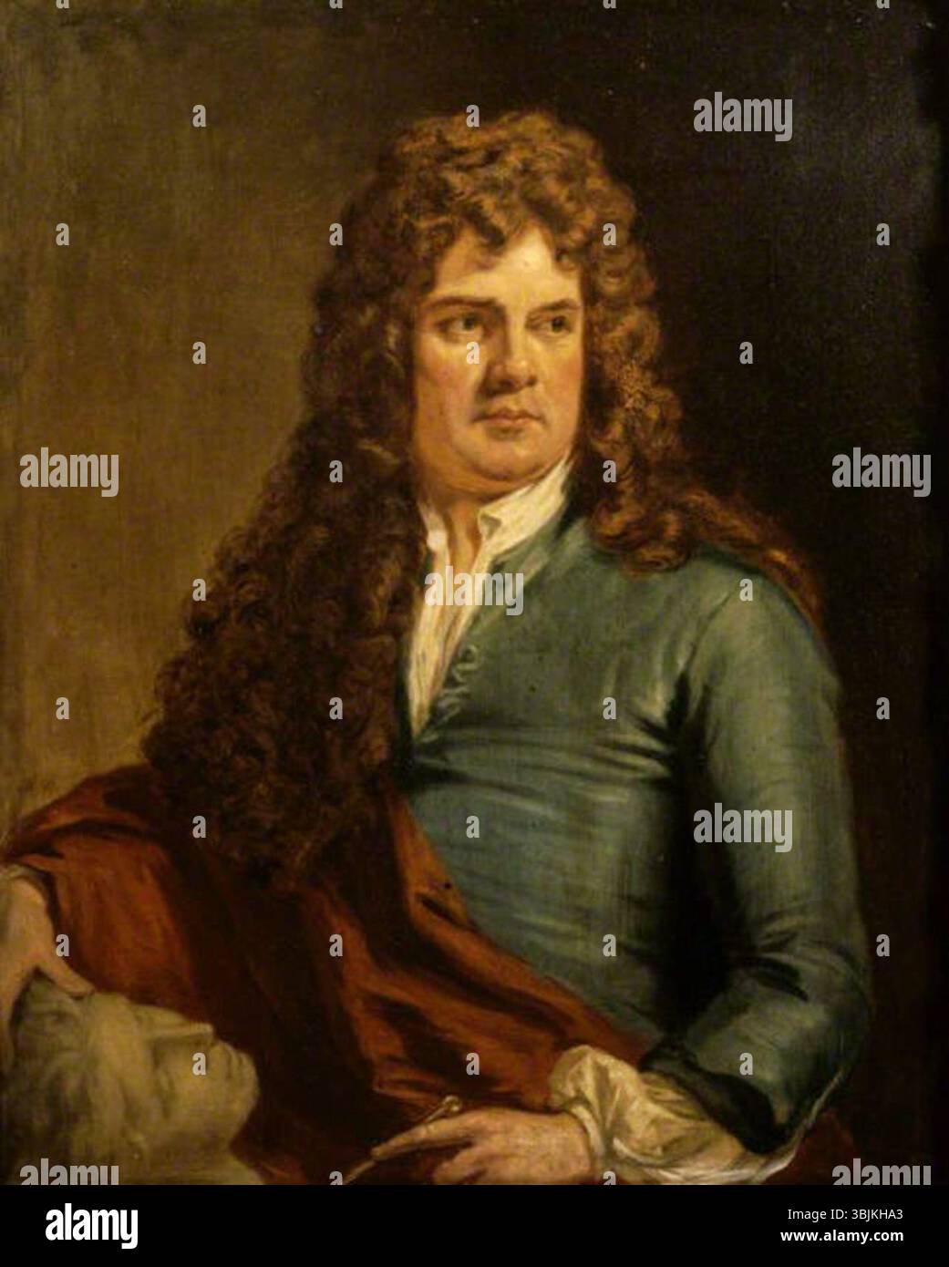 Clint, George; Grinling Gibbons (1648-1721); National Trust, Petworth House; http://www.artuk.org/artworks/grinling-gibbons-16481721-219822 Foto Stock