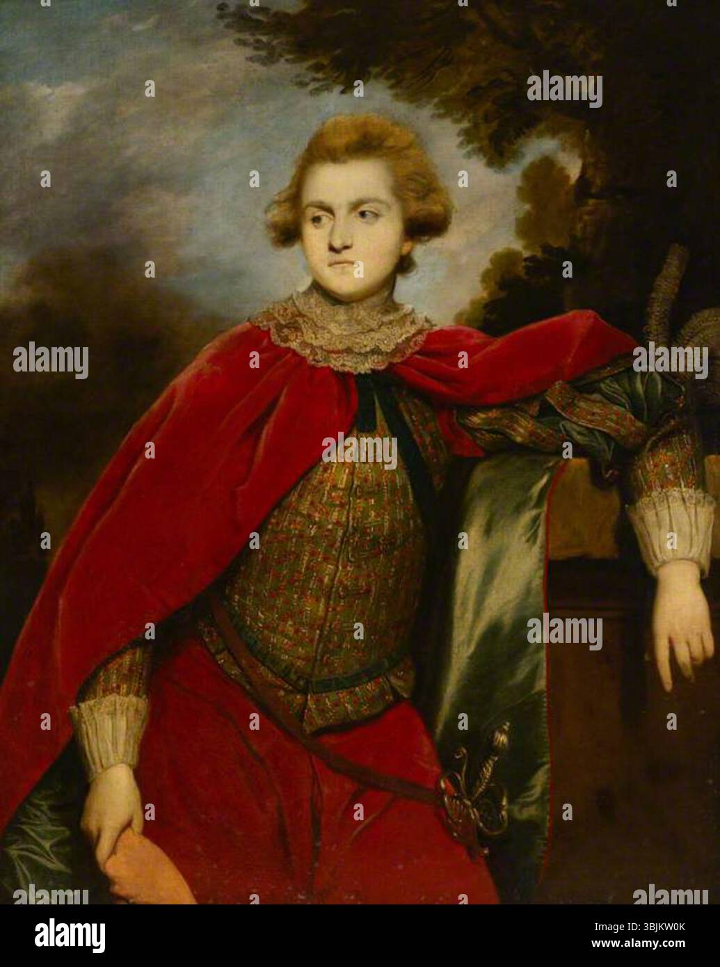 Reynolds, Joshua; Lord Robert Spencer (1747-1831); National Trust, Woolbeding; http://www.artuk.org/artworks/lord-robert-spencer-17471831-220680 Foto Stock