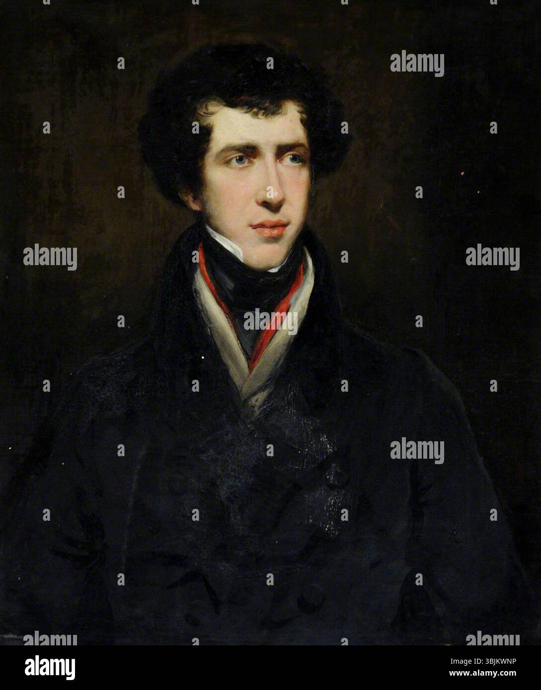 Jackson, John; Constantine Henry Phipps (1797-1863), i marchese di Normanby; National Trust, Hardwick Hall; http://www.artuk.org/artworks/constantine-henry-phipps-17971863-1st-marquess-of-normanby-172393 Foto Stock