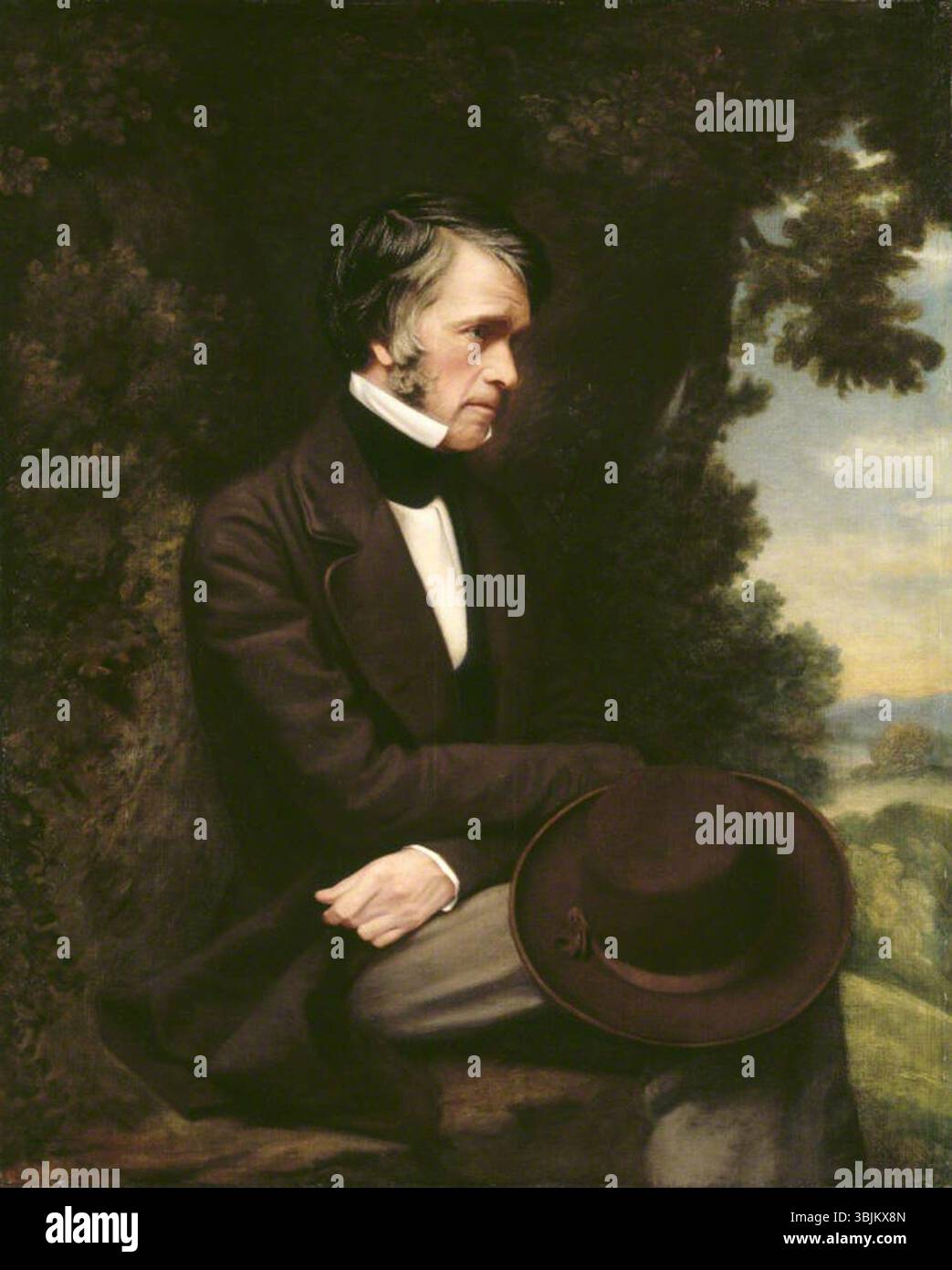 Tait, Robert Scott; Thomas Carlyle (1795-1881), as a Young Man; National Trust, Carlyle's House; http://www.artuk.org/artworks/thomas-carlyle-17951881-as-a-young-man-218860 Foto Stock