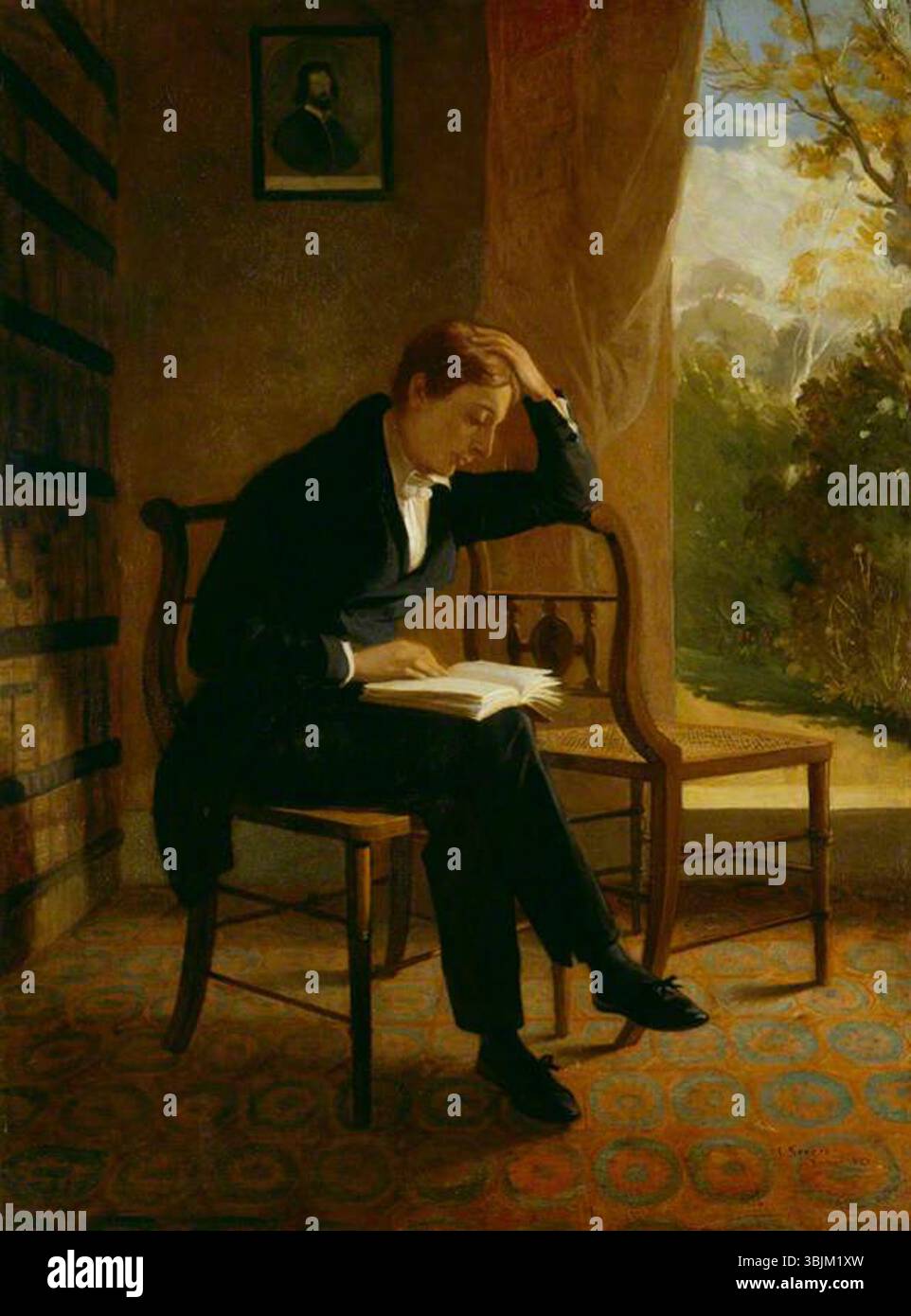 Severn, Joseph; John Keats; National Portrait Gallery, Londra; http://www.artuk.org/artworks/john-keats-157921 Foto Stock