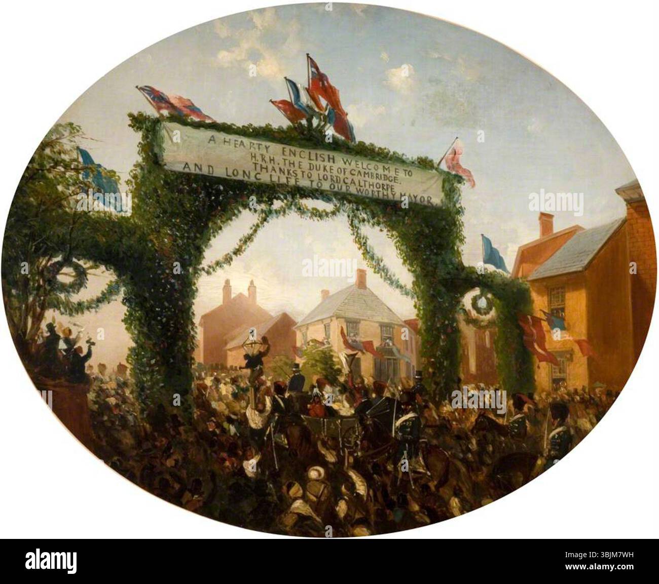 Lines, Samuel; apertura del Calthorpe Park, Birmingham; Birmingham Museums Trust; http://www.artuk.org/artworks/the-opening-of-calthorpe-park-birmingham-33396 Foto Stock