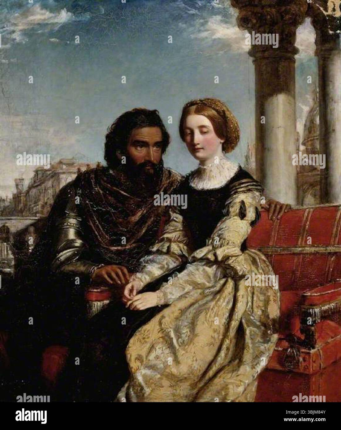 Frith, William Powell; Otello e Desdemona; The Fitzwilliam Museum; http://www.artuk.org/artworks/othello-and-desdemona-4845 Foto Stock