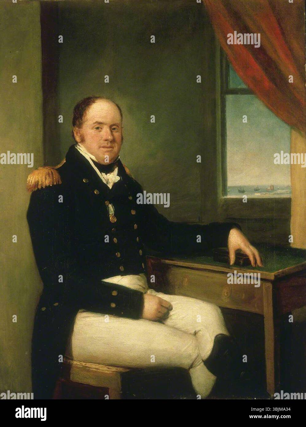 Pellegrini, Domenico; Sir Thomas Masterman Hardy (1769-1839); National Maritime Museum; http://www.artuk.org/artworks/sir-thomas-masterman-hardy-17691839-175306 Foto Stock