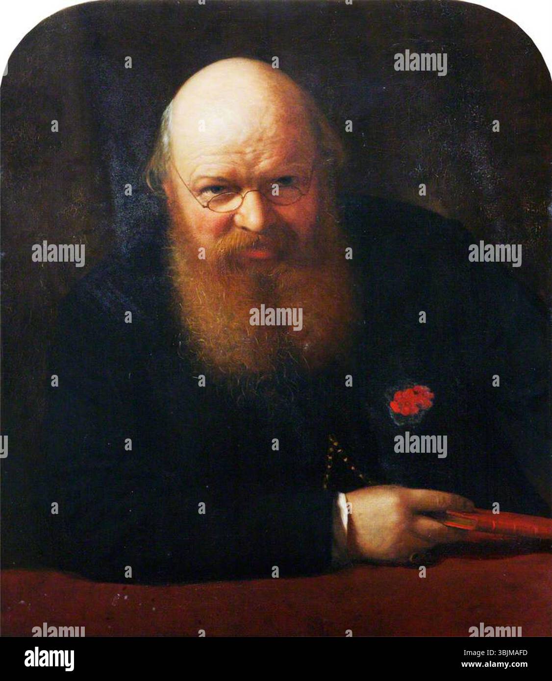 Williams, John Edgar; Edward Capern (1819-1894), Bideford Postman Poet; Burton Art Gallery and Museum; http://www.artuk.org/artworks/edward-capern-18191894-bideford-postman-poet-95091 Foto Stock